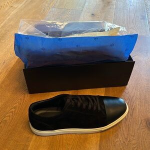 Brand New in Box men's Allen Edmonds Cooper Black Suede size 12